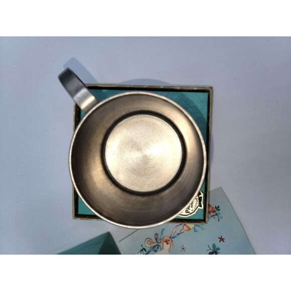 Vintage Oneidacraft Deluxe Stainless Silver Child's Cup Gift w Box - Picture 3 of 5